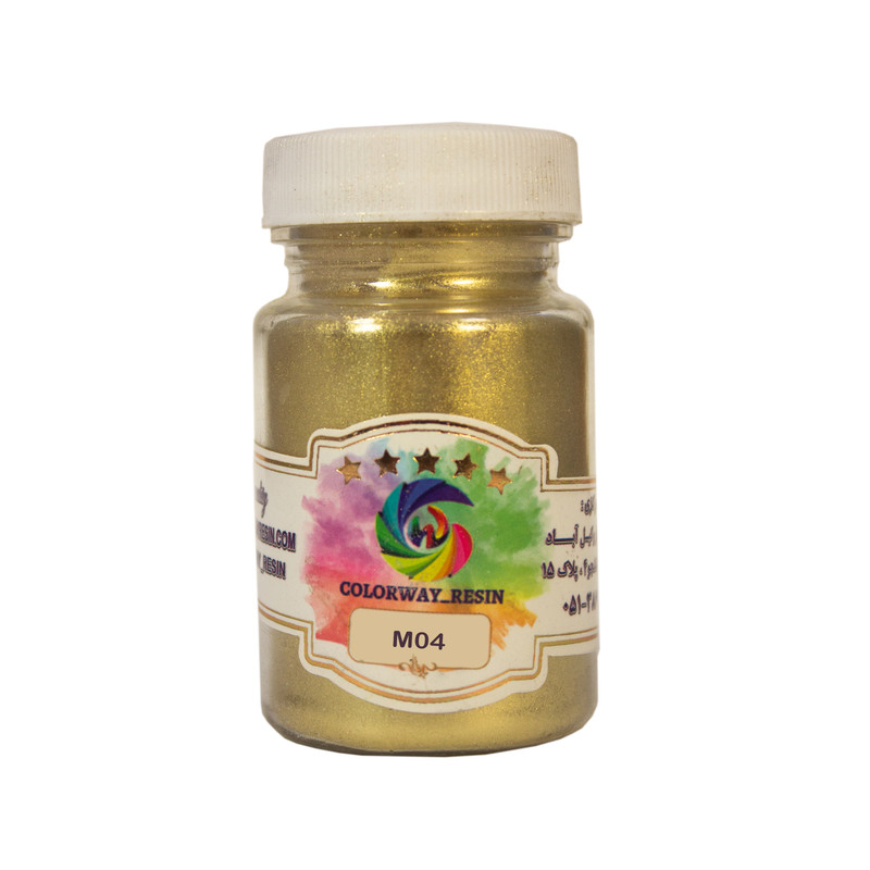 پودر رنگ رزین کالروی مدل فلزی حجم 35 میلی لیتر