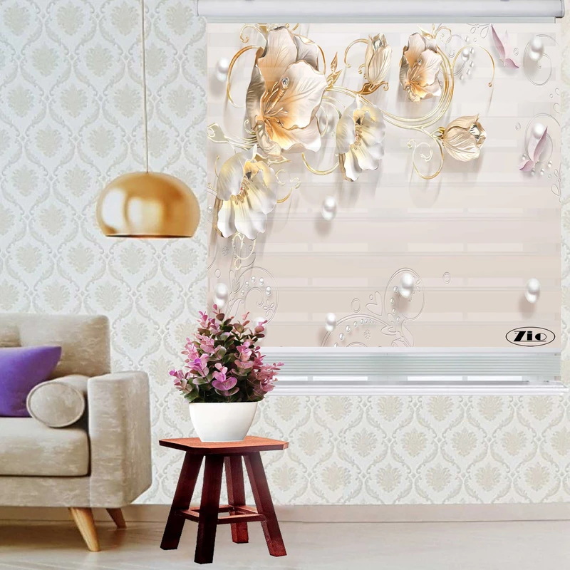 پرده زبرا زیو کد 3D1097 سایز 150x200 سانتی متر