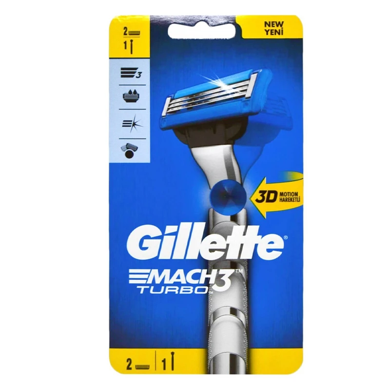 خود تراش ژیلت مدل MACH3 TURBO 3D