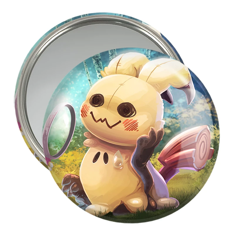 آینه جیبی خندالو مدل میمیکیو و پیکاچو انیمه پوکمون  کد 17363