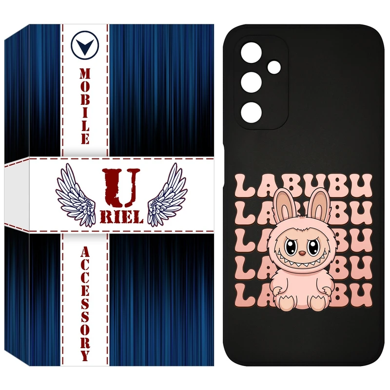 کاور یوریل قاب مدل KSH کد 133 طرح عروسک لبوبو مناسب برای گوشی موبایل سامسونگ Galaxy A14 4G / A14 5G