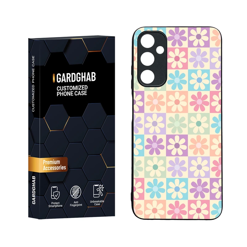 کاور گارد قاب مدل دورژله ای پشت گلس دخترانه مناسب برای گوشی موبایل سامسونگ Galaxy A05s