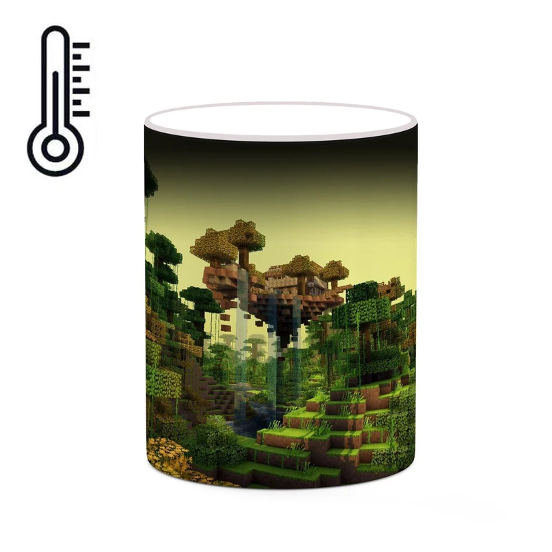 ماگ حرارتی کاکتی طرح ماینکرافت minecraft مدل mgh41571