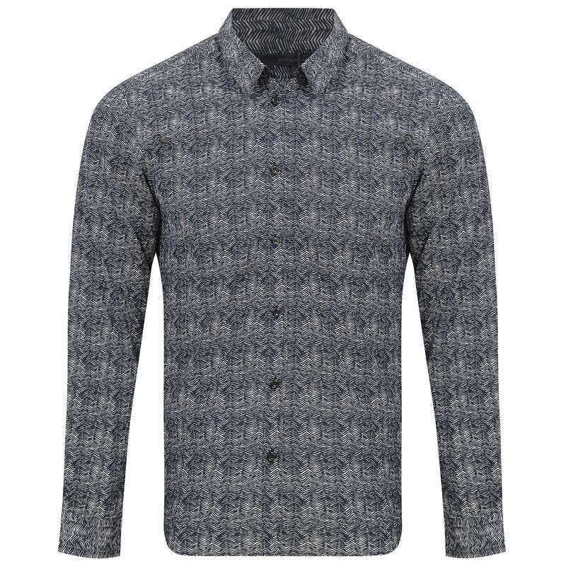 پیراهن آستین بلند مردانه جک اند جونز مدل Zx112