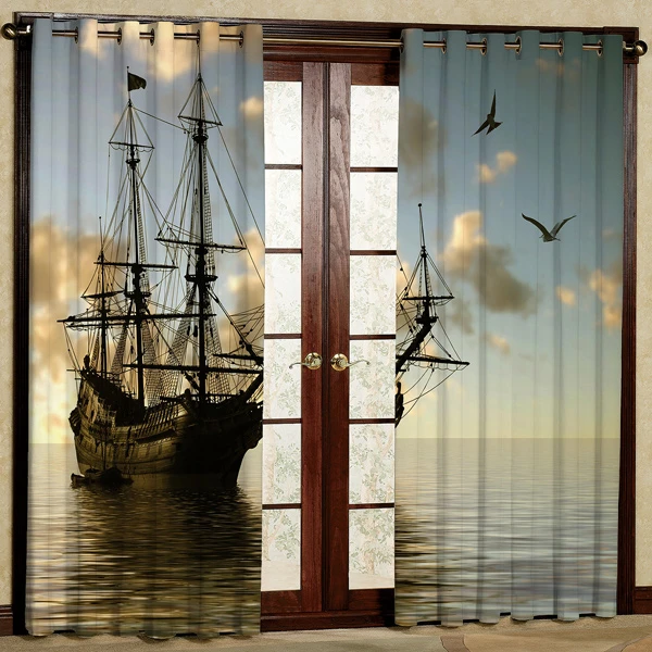 پرده مدل پانچی کد 5422 سایز 280x140 سانتی متر