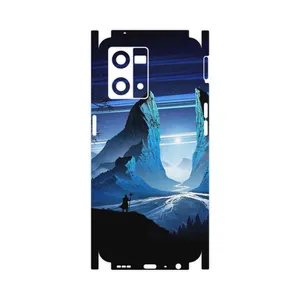 MAHOOT Blue Mountains Digital Art-FullSkin Cover Sticker for Oppo Reno 8 4G