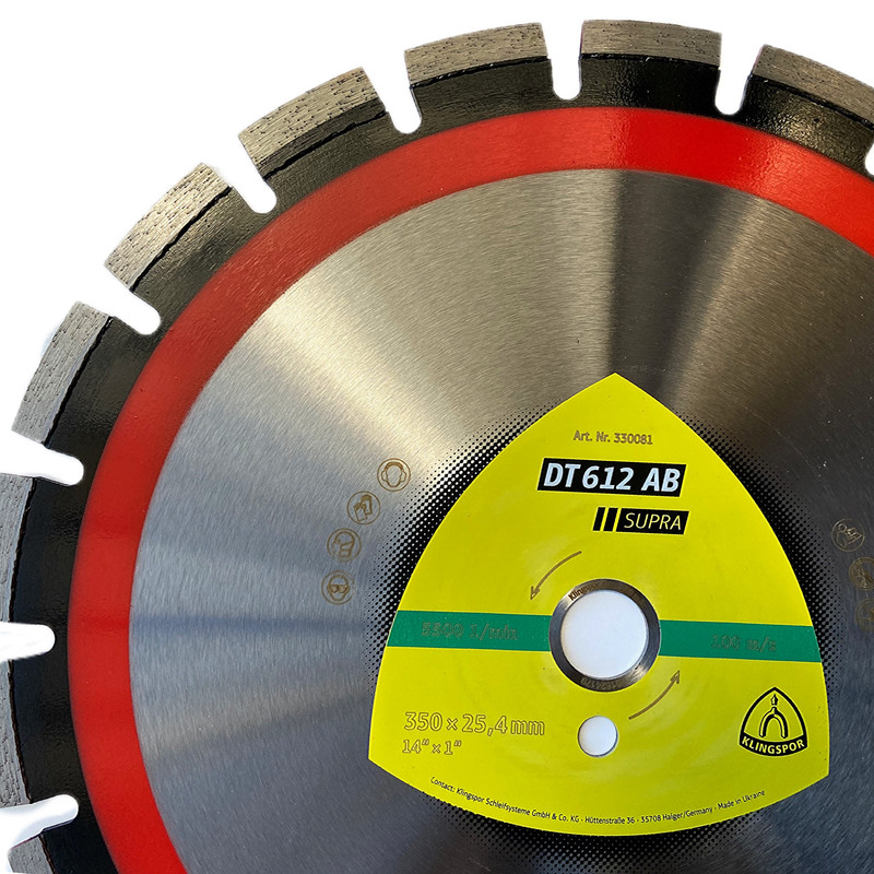 صفحه برش الماسه کلینگ اسپور مدل DT 612 AB Supra
