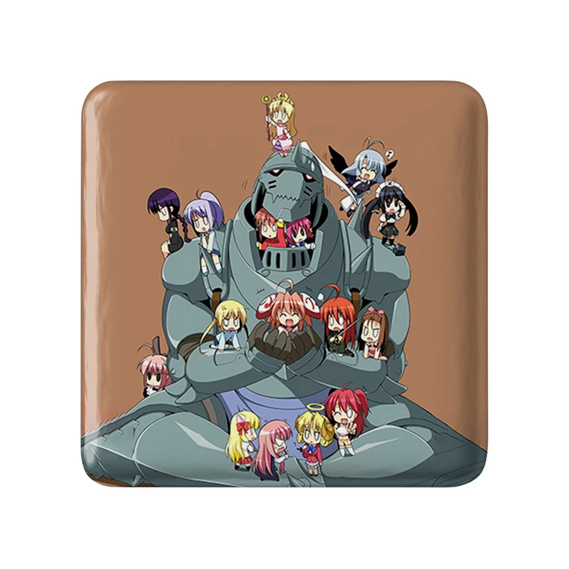 مگنت خندالو طرح بازی Utawarerumono مدل مربعی کد 35363