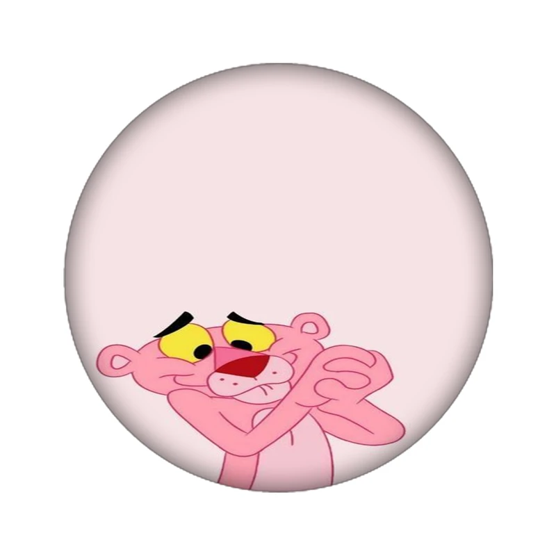 استیکر تزئینی موبایل و تبلت مدل پلنگ صورتی کد 3283