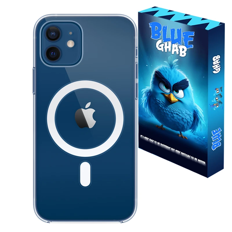 کاور بلو قاب مدل مگ سیف کد 01 مناسب برای گوشی موبایل اپل iPhone 12