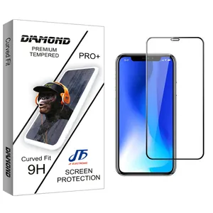 JF Diamond glass Screen Protector For Apple iphone xs max