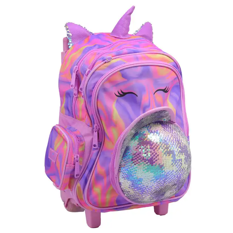 کوله پشتی چرخ دار گلاسی برد مدل GB2688T1 به همراه جامدادی