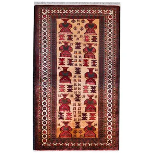 فرش دستبافت سه متری امیرخیز مدل ایلیاتی کد 109828