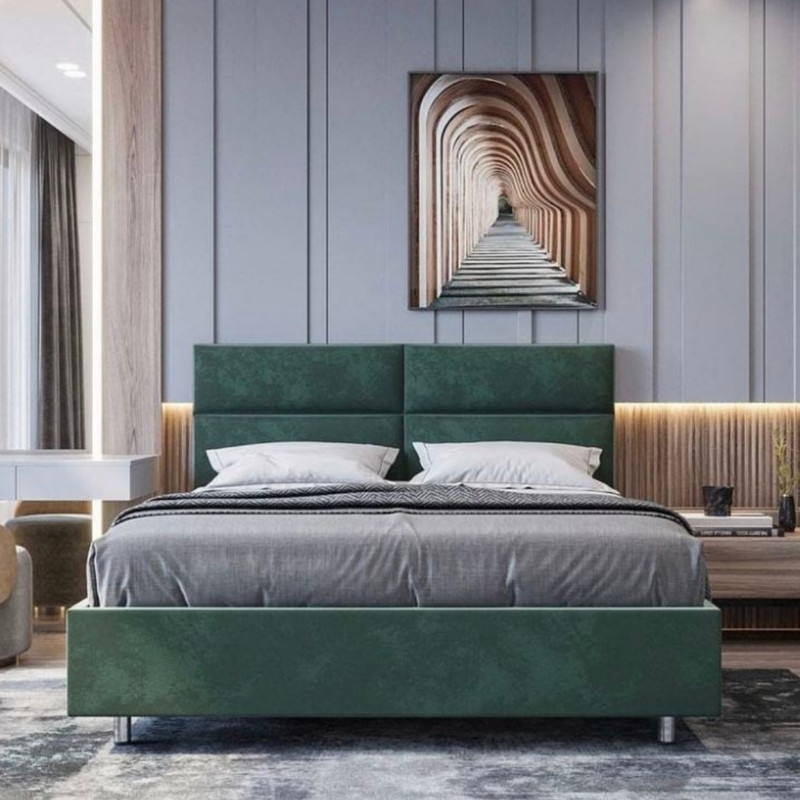 تخت خواب دونفره مدل روبین سایز 180×200 سانتی متر تخت خواب دونفره مدل روبین سایز 180×200 سانتی متر