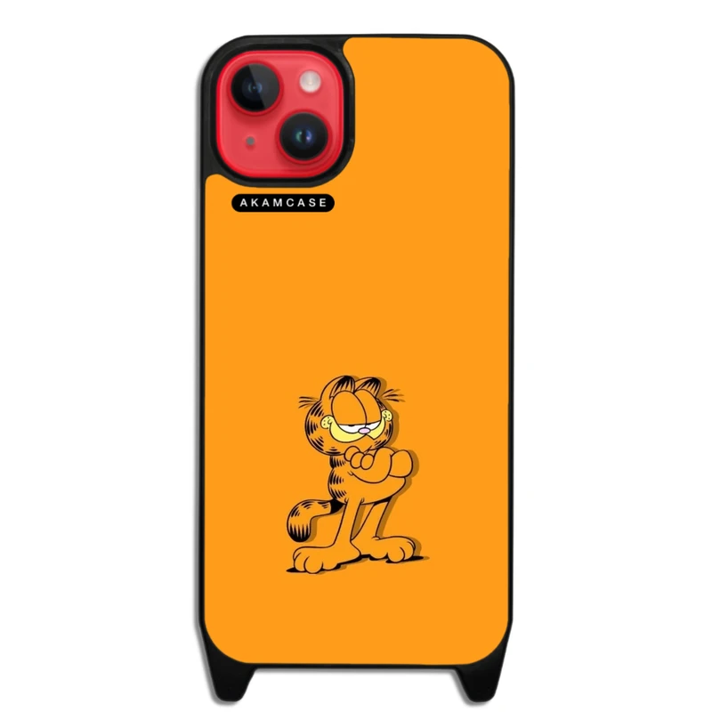 کاور آکام مدل AMC-WLA15PLUS-GARFIELD4 مناسب برای گوشی موبایل اپل iPhone 15 Plus