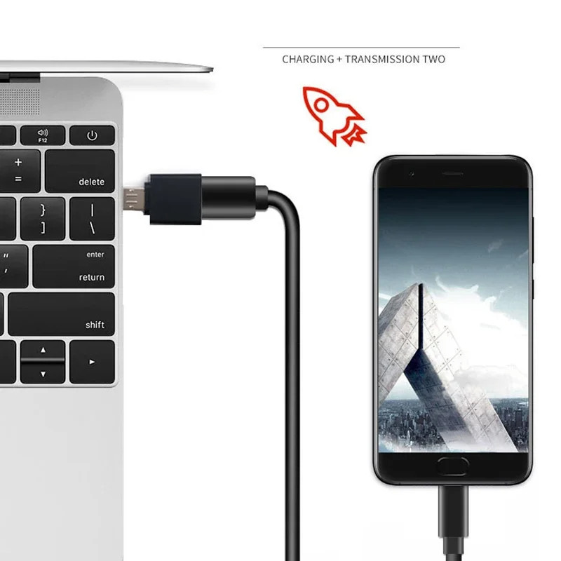 مبدل OTG USB به USB-C مدل AA_002