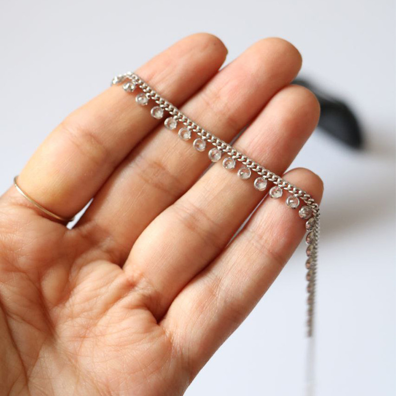 پابند نقره زنانه مدل مارکو کد 02