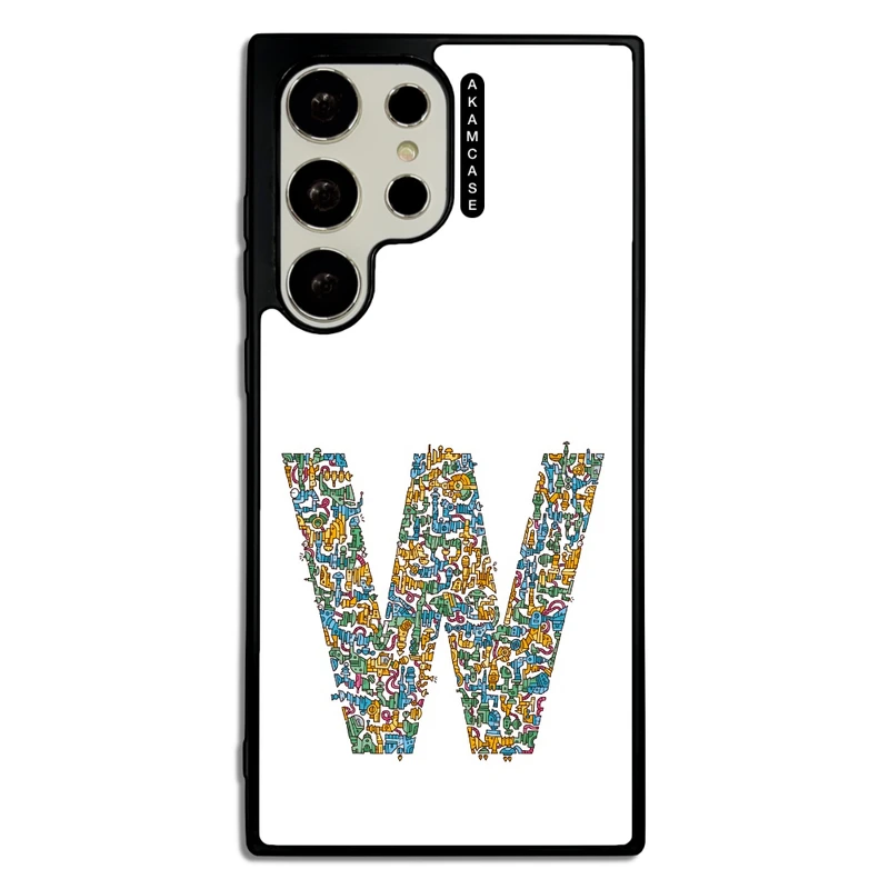 کاور آکام مدل AMC-WSGS23U-ALPHADOODLEBET-23 مناسب برای گوشی موبایل سامسونگ Galaxy S23 Ultra