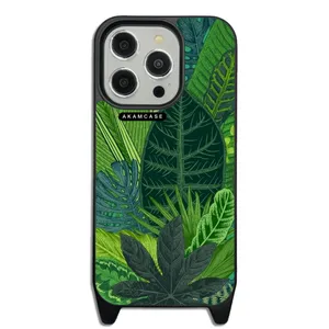 AKAM AMCWLA14PRO-LEAVES2 Cover For Apple iPhone 14 Pro