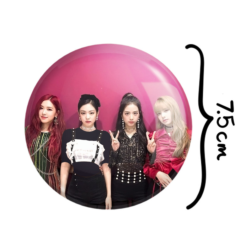 آینه جیبی خندالو مدل گروه بلک پینک Black Pink کد 14540 آینه جیبی خندالو مدل گروه بلک پینک Black Pink کد 14540