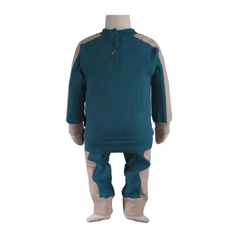 ست سویشرت و شلوار آدمک مدل  کبریتی کد THANKFULL