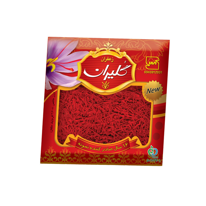 زعفران پاکتی گلیران - 4.608 گرم