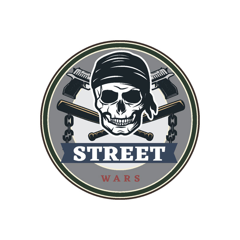 برچسب بدنه خودرو رایسان طرح gang کد st0111