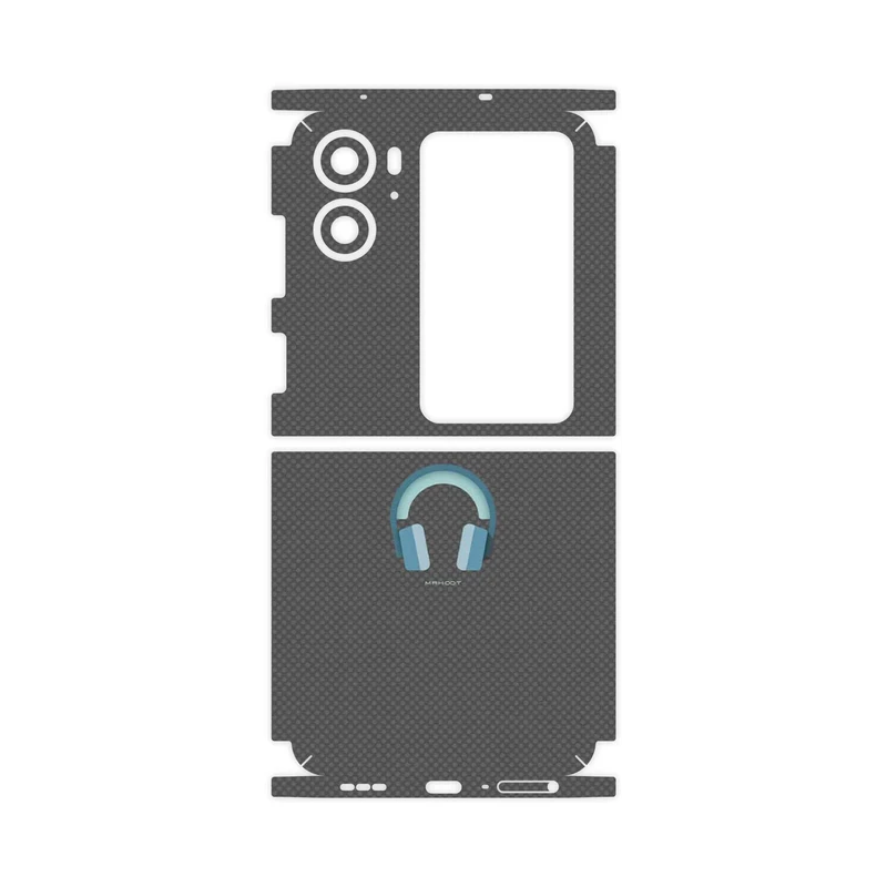 برچسب پوششی ماهوت مدل Minimal Headphone Icon-FullSkin مناسب برای گوشی موبایل اپو Find N2 Flip