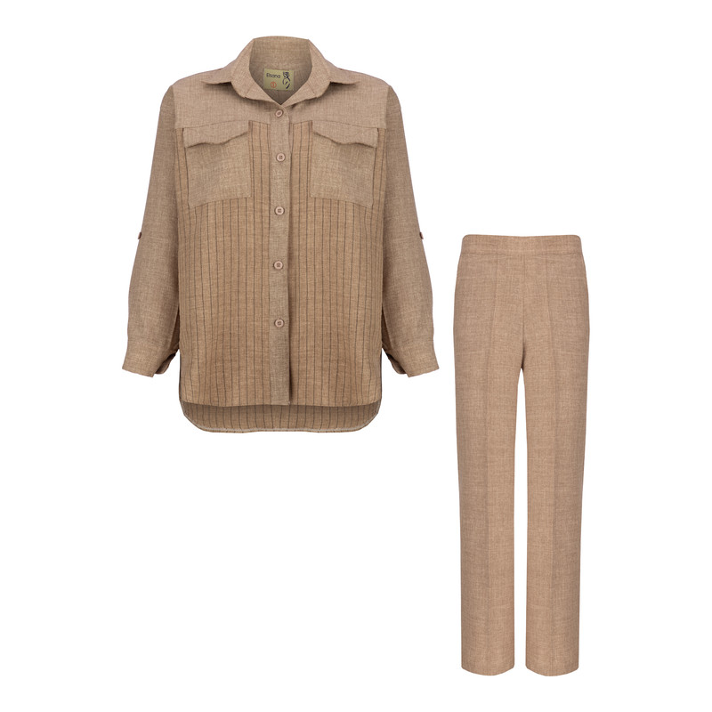 ست شومیز و شلوار زنانه السانا کد 209347