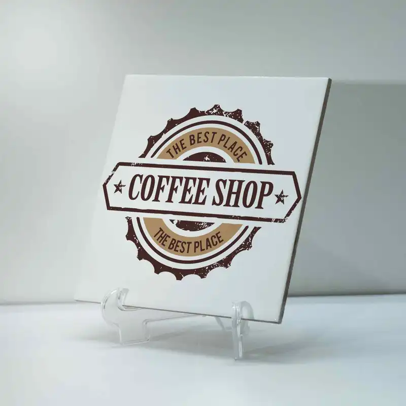 تابلو کاشی ژالینو مدل کافی شاپ کد 001