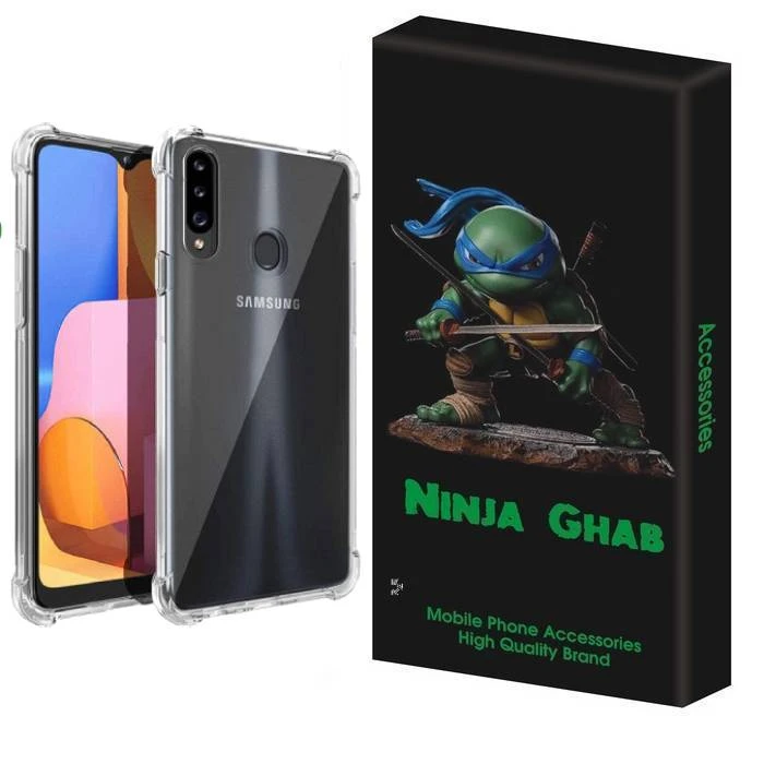 کاور نینجا قاب مدل ژله ای کپسول دار مناسب برای گوشی موبایل سامسونگ Galaxy A20s