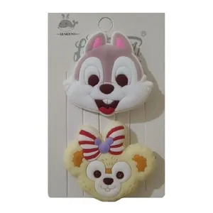 گیره مو دخترانه مدل انبری عروسکی کد 04 مجموعه 2 عددی