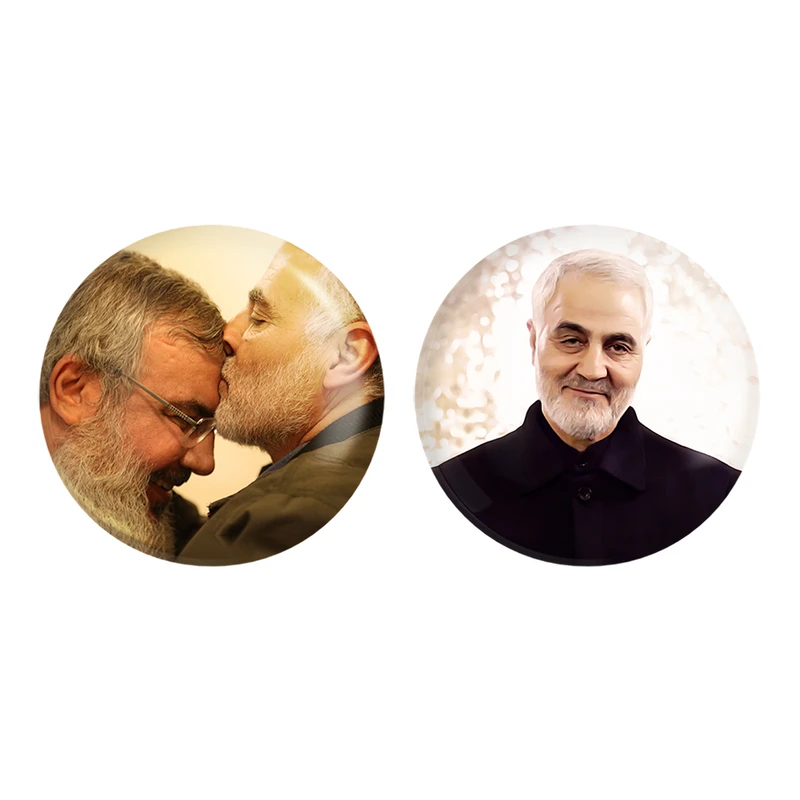 مگنت خندالو طرح سردار سلیمانی کد 26022604 مجموعه 2 عددی