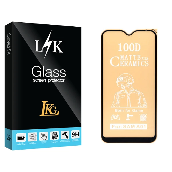 محاظ صفحه نمایش مات ال کا جی مدل LK Glass مناسب برای گوشی موبایل سامسونگ Galaxy A01