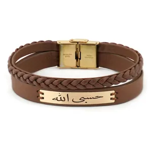 دستبند طلا 18 عیار مردانه مدل LBR 421