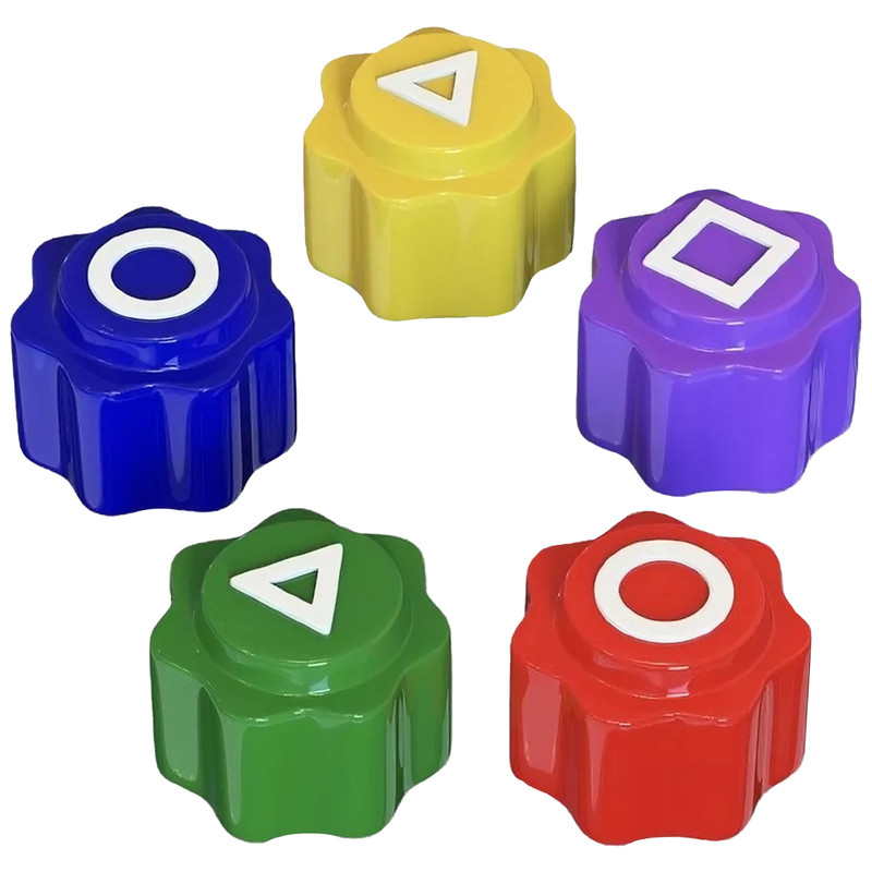 بازی فکری سمید مدل گونگی اسکویید گیم طرح یه قل دو قل بسته 5 عددی