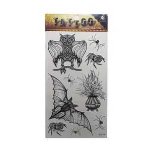 تتو موقت مدل خفاش و عنکبوت 134