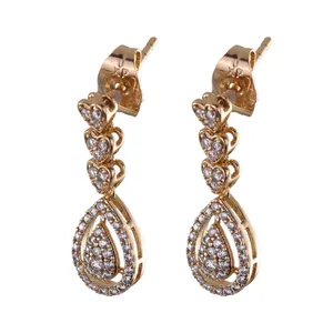 گوشواره زنانه ژوپینگ مدل قلب کد U516