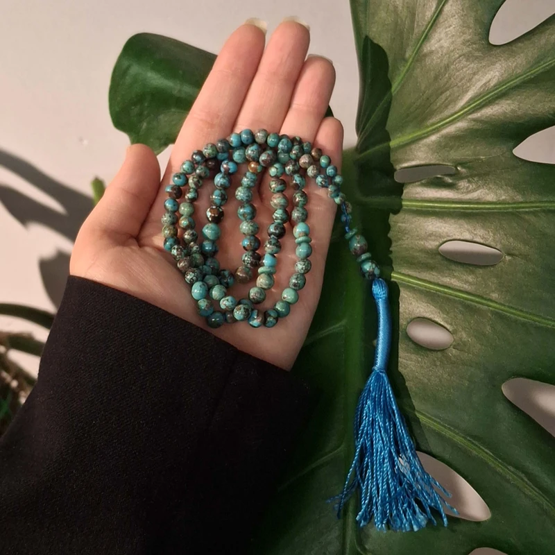 عکس شماره 3 : تسبیح مدل فیروزه ای نیشابوری  کد t_516