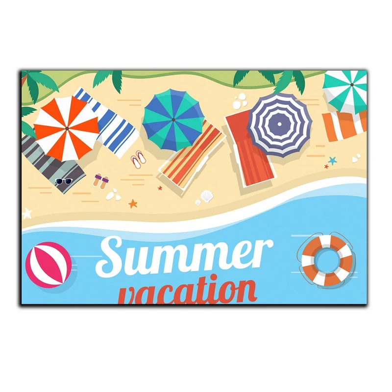 تابلو شاسی بکلیت طرح فانتزی تفریحات تابستان مدل SH-S5806