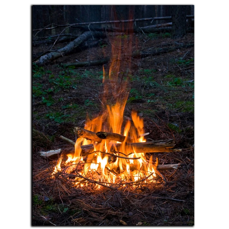 تابلو شاسی بکلیت طرح اتش و هیزم مدل SH-s358