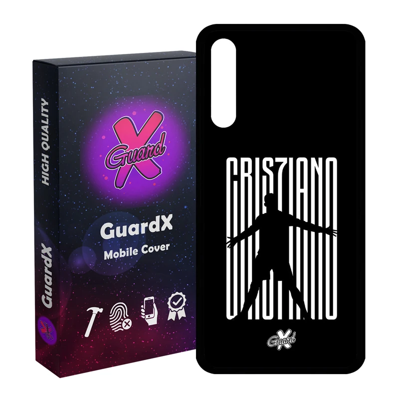 کاور گارد ایکس طرح CR7 مدل Glass10115 مناسب برای گوشی موبایل هوآوی Y8P / P Smart S