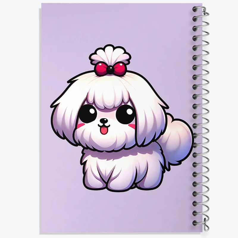 دفتر مشق 100 برگ خندالو طرح سگ کیوت کد F7750