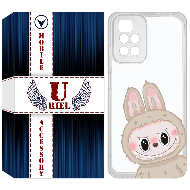 کاور یوریل مدل Clear کد 119 طرح لبوبو Labubu مناسب برای گوشی موبایل شیائومی Redmi 10 / 10 Prime