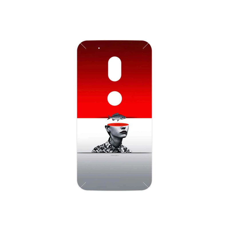 برچسب پوششی ماهوت مدل Collage of surreal Portrait of Women 1 مناسب برای گوشی موبایل موتورولا Moto G4 Play