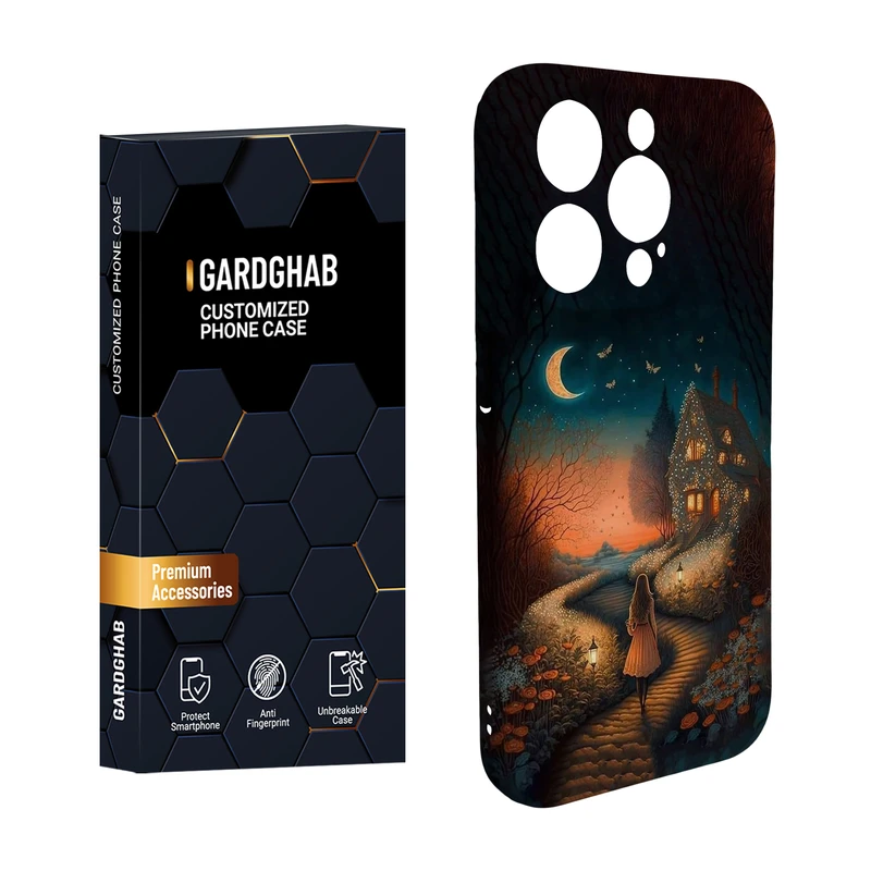 کاور گاردقاب مدل دخترانه مناسب برای گوشی موبایل اپل iPhone15 pro