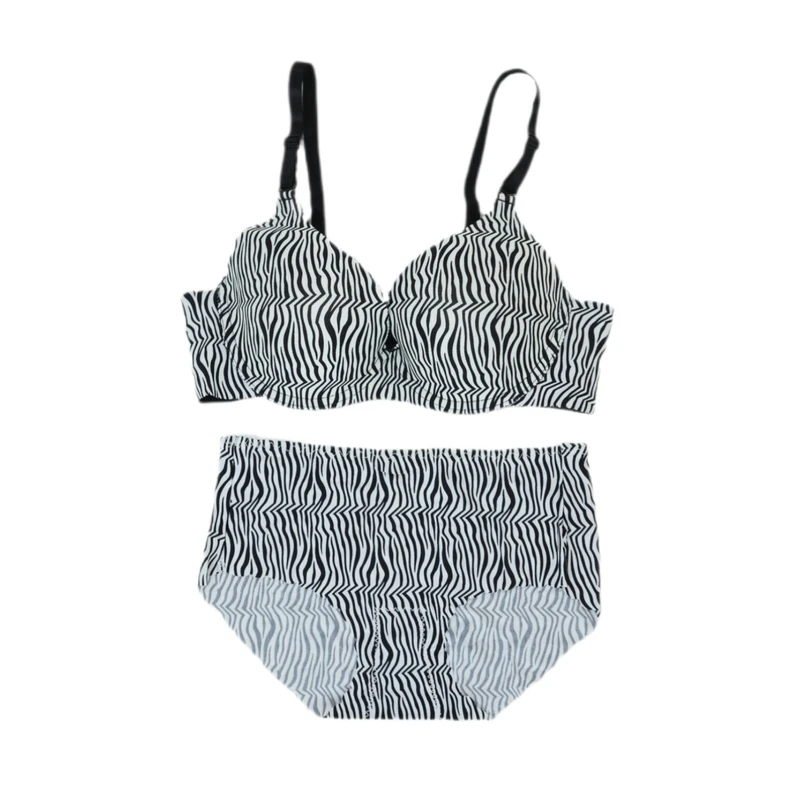 ست شورت و سوتین زنانه مدل لیزری زبرا