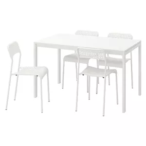 میز و صندلی ناهارخوری 4 نفره ایکیا مدل MELLTORPADDE