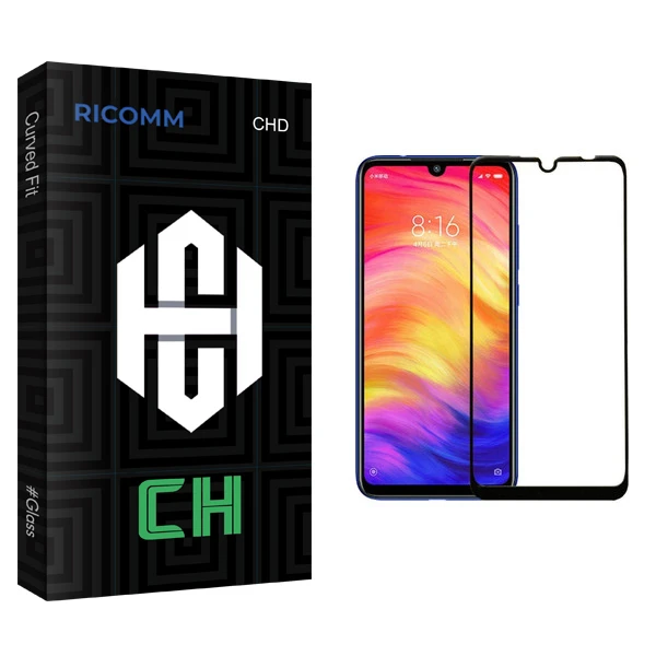 محافظ صفحه نمایش ریکام مدل CH glass مناسب برای گوشی موبایل شیائومی Redmi Note 7