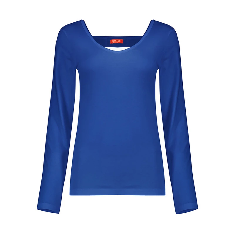 تی شرت آستین بلند زنانه رُزمی مدل sda57